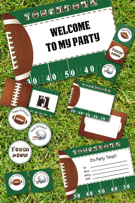 Football Party Printables